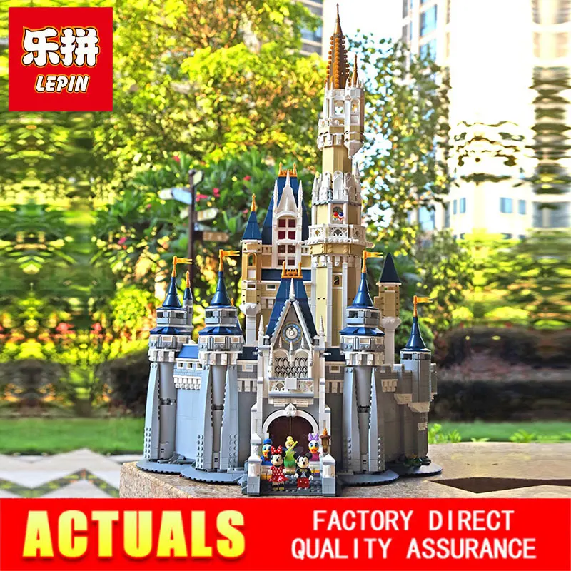 

LEPIN 16008 Creator Cinderella Princess Castle City 4080pcs Model Building Block Children Toy Gift Compatible LegoINGlys 71040