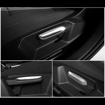 

For 2016 Touran Tiguan 2017 Tiguan L 2014 2015 Golf MK7 ABS Matte seat adjustment wrench Cover Trim car accessories 2pcs