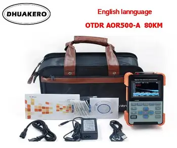 

free shipping AB185B FTTH fiber optical MINI OTDR 24dB/22dB AOR500-A,80KM JDSU mts 8000 fault detection positioning instrument
