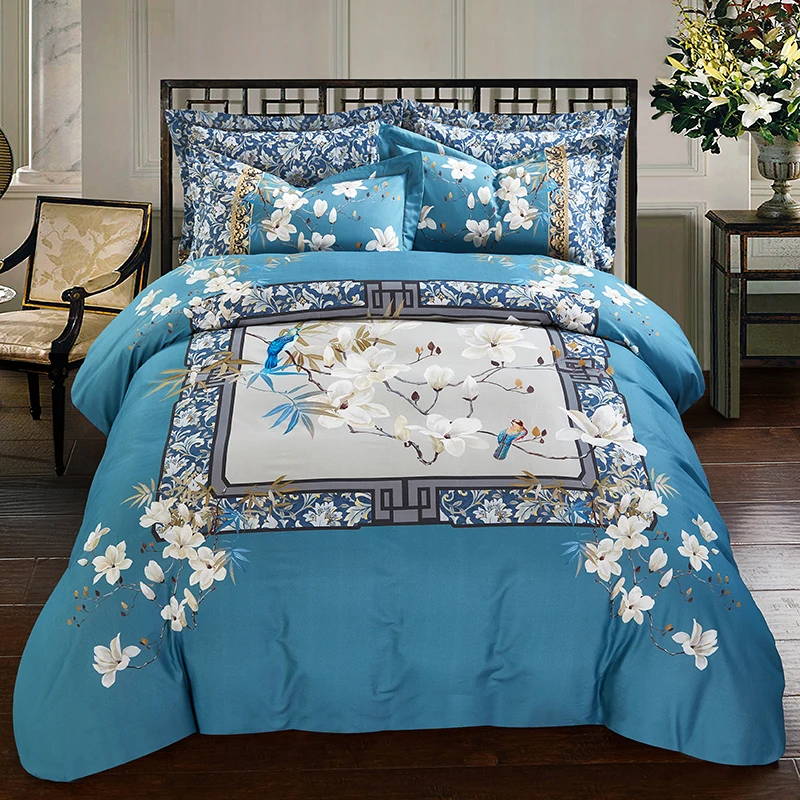 Buy Chinese classical style 100cotton Sanding bedding