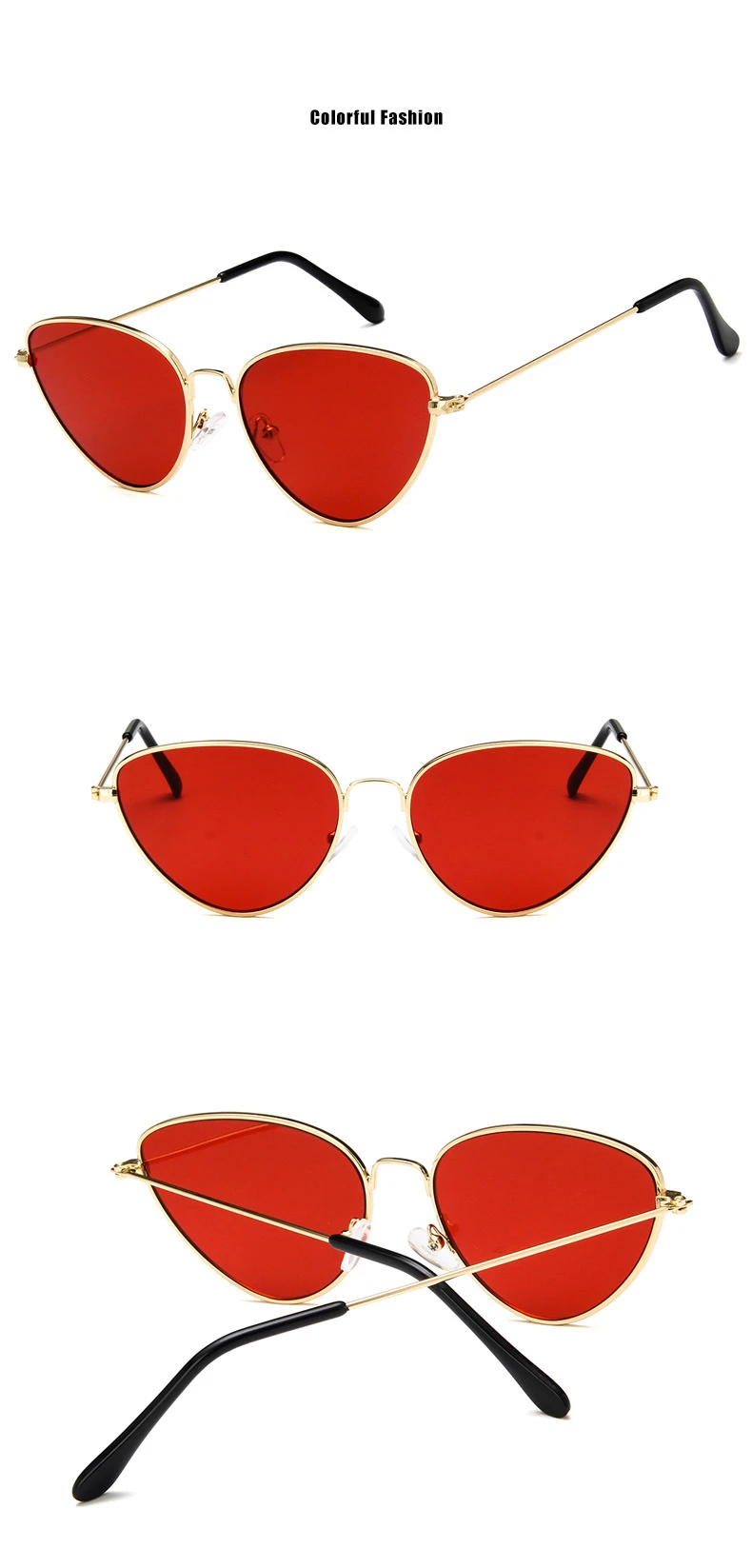Fashion Cat Eye Sunglasses Women Brand Designer Vintage Retro Female Sun Glasses Vintage Retro Sunglass Lady Lunettes de soleil (9)