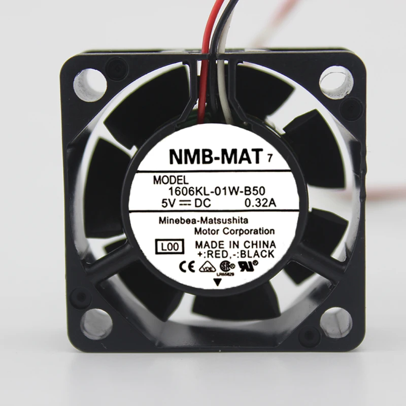 Оригинальный кулер 40 мм для NMB 1606KL 01W B50 DC 5 В 0.32A 40x40x15 квадратный