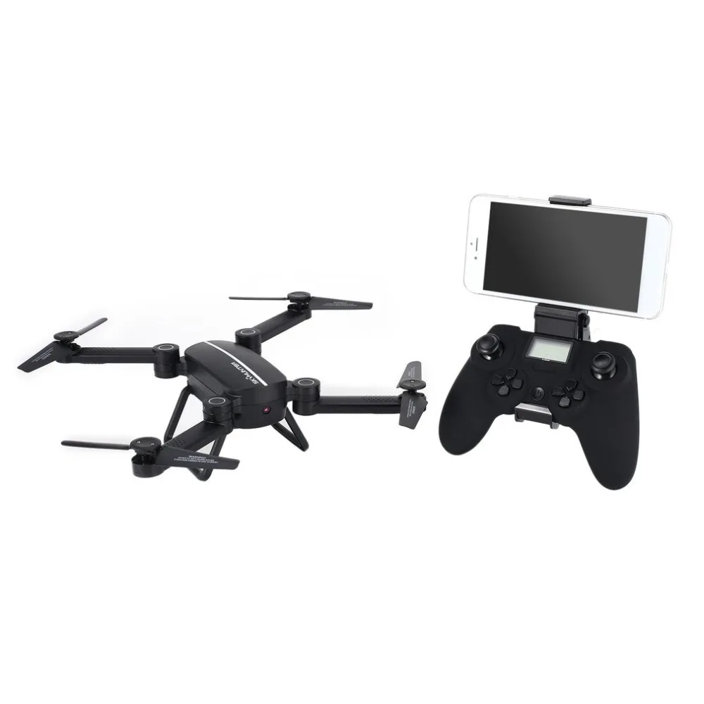 

X8TW 2.4G Selfie FPV Foldable RC Drone with Altitude Hold 0.3MP HD Wifi Camera Headless Mode 3D Flips One Key Return