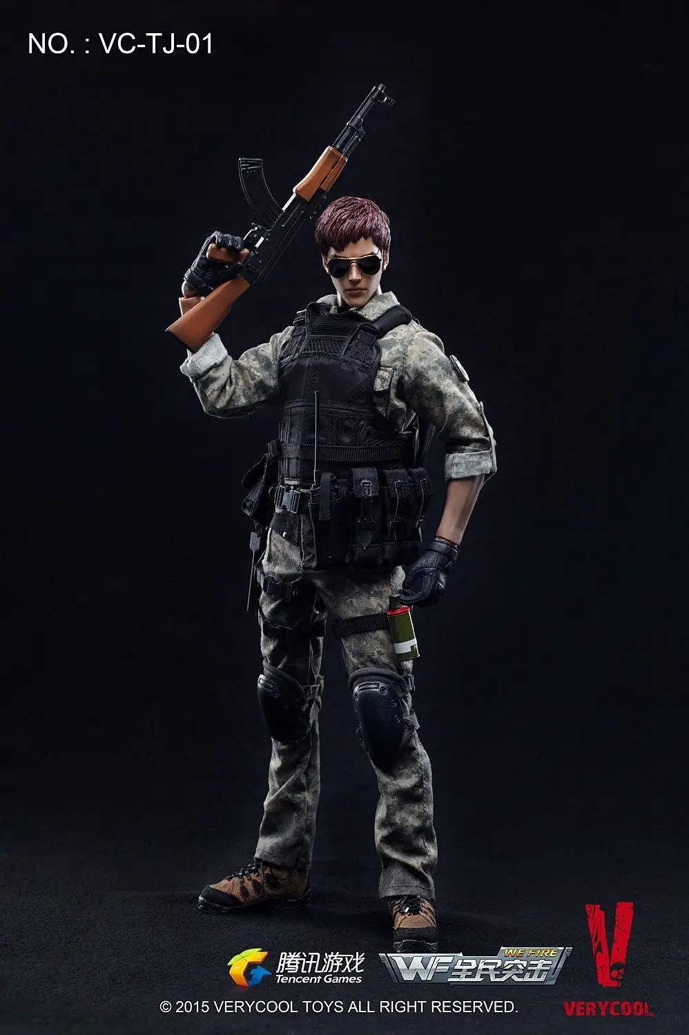 

New Style 1/6 Scale Game Toy Light Speed Boy Military Solider Action Figure Model Model Gifts   Collections