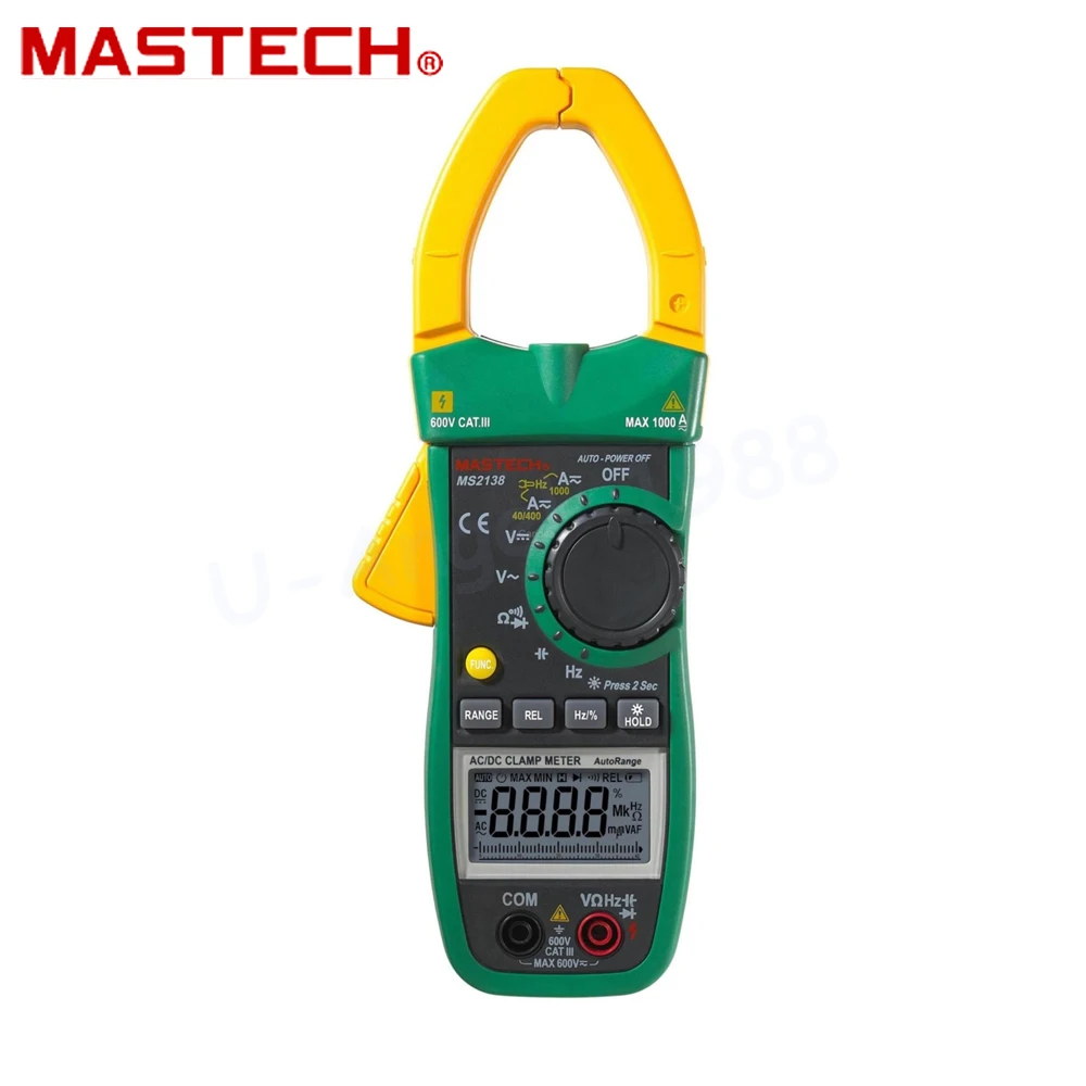 Цифровой Мультиметр Mastech MS2138 измеритель напряжения постоянного/переменного тока