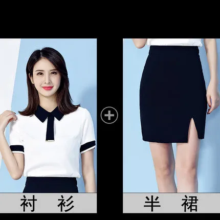 

2019 new style fashionable temperament interview dress overalls stewardess uniform overalls summer