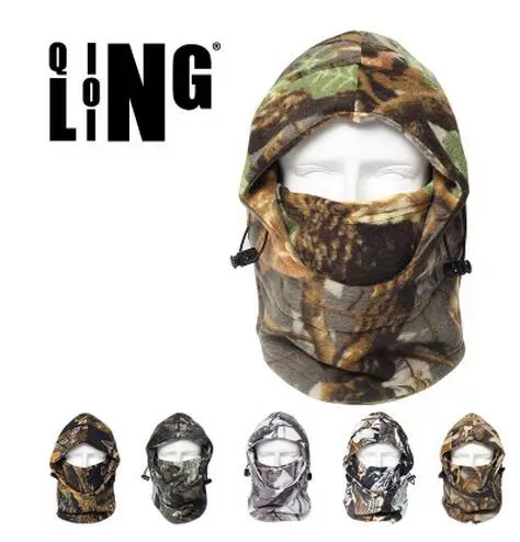 New Winter Camo Camouflage Cycling Thermal Fleece Warm Face Neck Mask Balaclava Hunting Wind Ski Cap