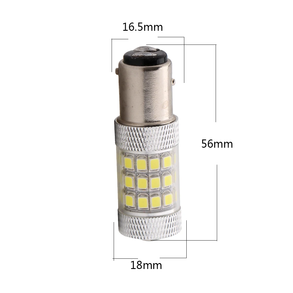Автостайлинг! 2 шт. S25 1157 BAY15D 2835 42 SMD LED светодиода P21/5 W 1142 с объективом 12 V 24