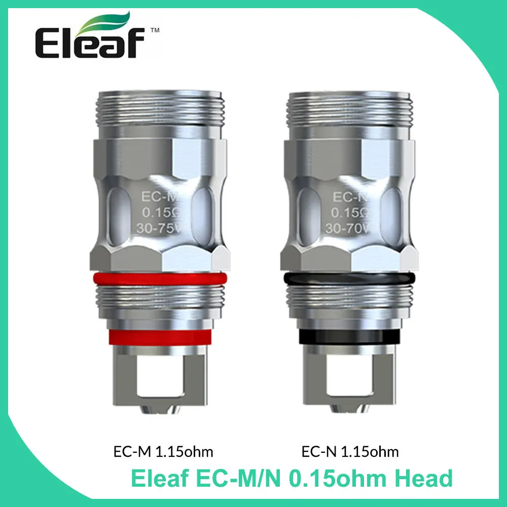 5 шт./лот оригинальный Eleaf EC-M EC-N 0 15 Ом Сменные спирали для iJust ECM Kit электронная