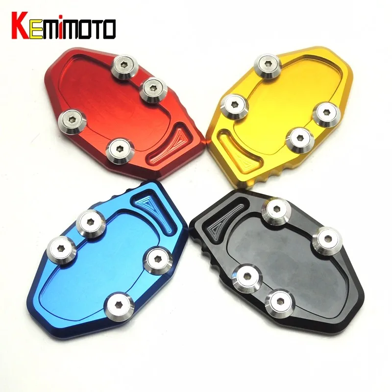 MT-03 MT-25 R25 R3 CNC Side Stand Kickstand Support Plate Foot Pads for YAMAHA YZF-R3 YZF-R25 2014 2015 2016 MT 25 MT 03 (7)