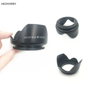 

Universal Petal Lens Hood 49mm 52mm 58mm 55mm 62mm 67mm 72mm 77mm 82mm Screw-in Tulip Flower Filter Thread Camera Lente Protect