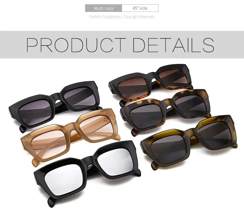 BYLEN квадратные маленькие ретро солнцезащитные очки для женщин Кошачий глаз брендовые дизайнерские солнцезащитные очки 90s дамы заклепки прозрачные оттенки очки UV400