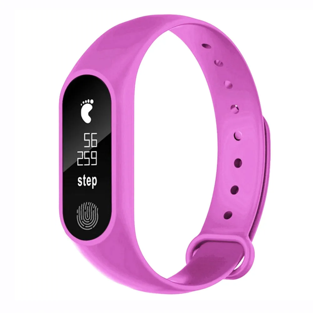 

M2 Sports Pedometer Smart Bracelet Heart Rate Bluetooth V4.0 Smart Watch Activity Tracker Passometer Touch smartwatch