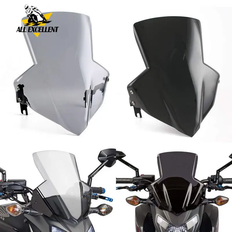 Ветровое стекло с подставкой для HONDA CB650F 2014 17 15 16 CB 650 F|Козырьки от ветра и ветр.