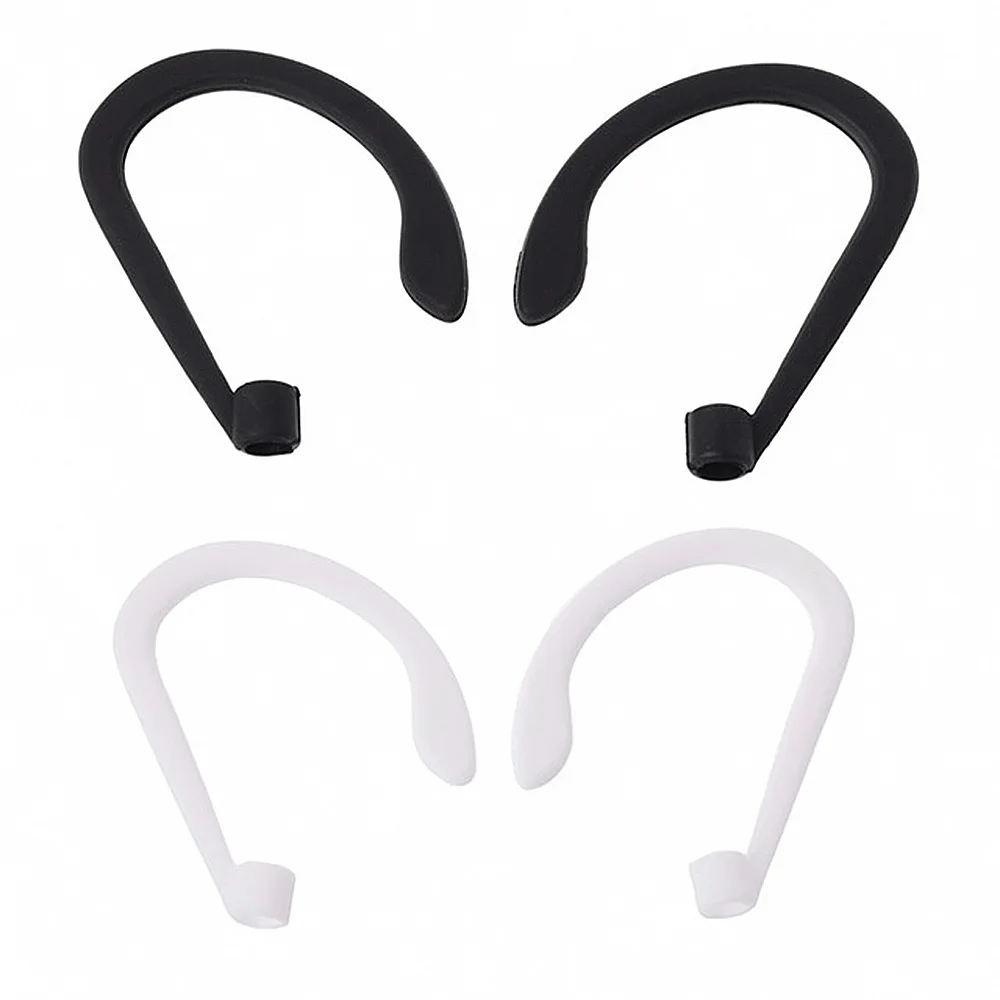 1Pair Silicone Protective earhooks holder secure for airpods apple wireless headphones accessories 1:1 Sports Anti-lost ear hook