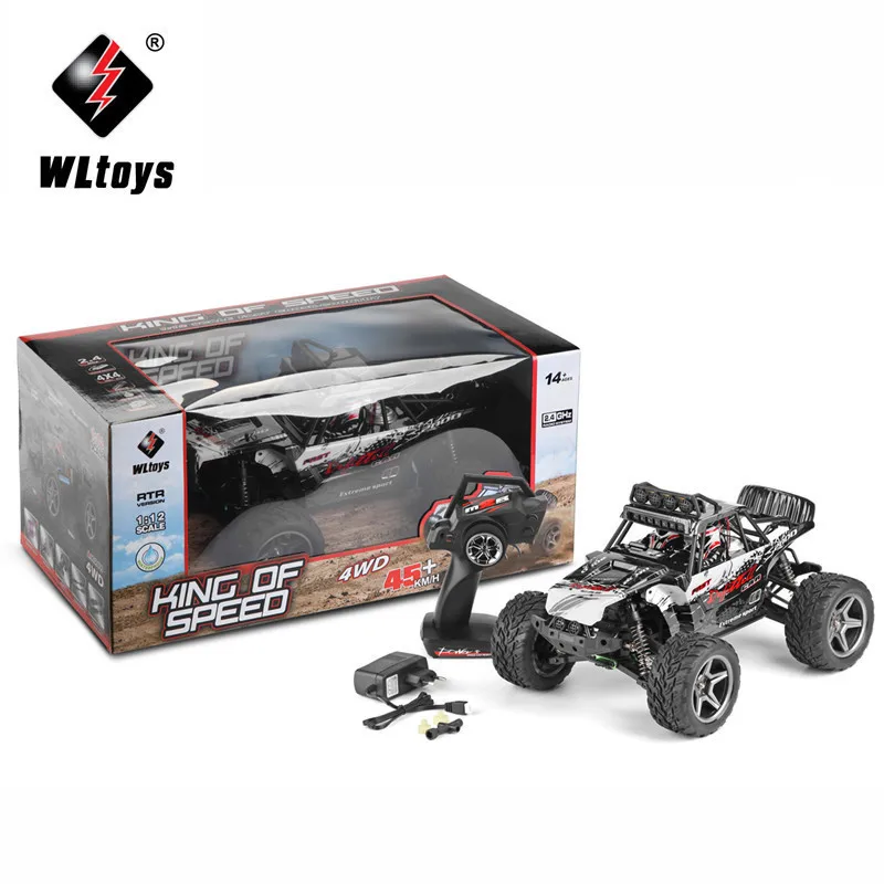 WLtoys 12409 гоночный автомобиль 1/12 4WD 2,4G Радио пульт дистанционного управления высокая скорость внедорожный грузовик для альпинизма с светодиодный светильник уличная игрушка