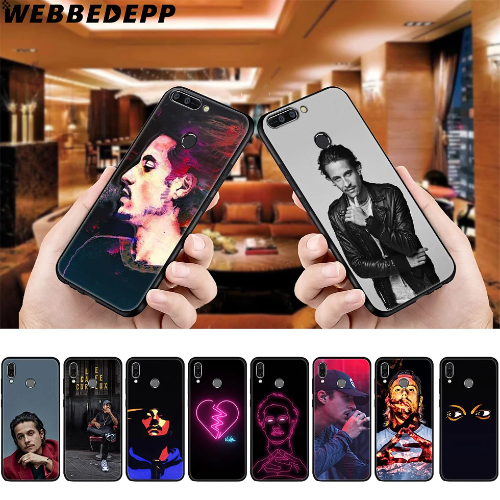 WEBBEDEPP Nekfeu Singer Soft Case for Huawei P8 P9 P10 P20 P30 Lite Pro P Smart Z Plus 2019 Y6 Prime 2018 2017 Mini |