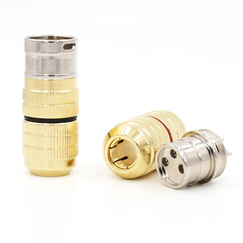 4 шт. разъем Cradas CGF XLR с родиевым покрытием Hi Fi аудио 3Pin M & F черный красный|hifi plug|xlr