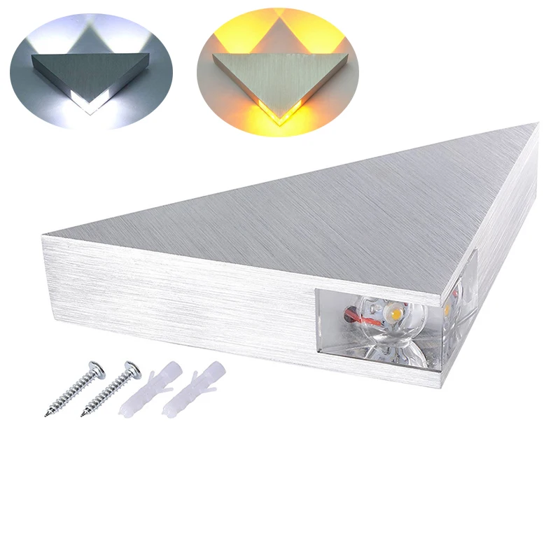 

3/9W Led triangle wall light 220V bedroom Wall Lamp for home Modern Living Room Wall lamps Porch lights
