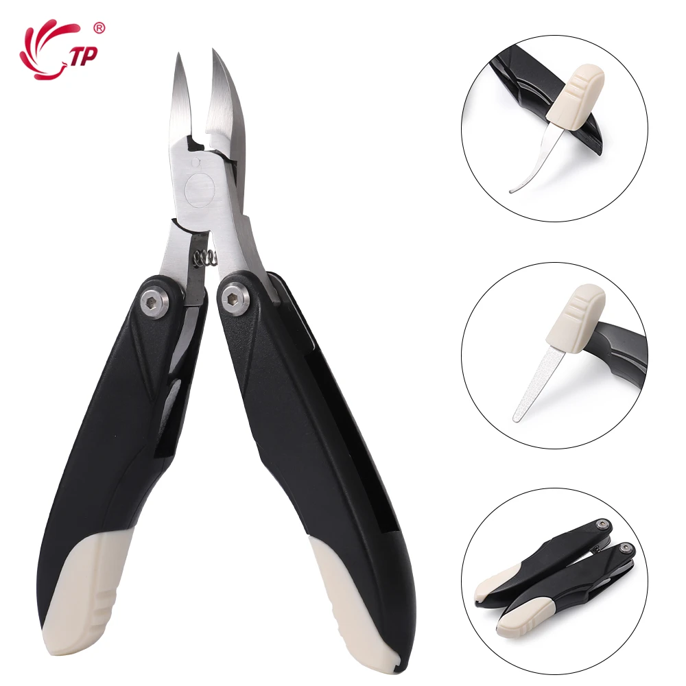 

TP 3 in 1 Multiple Ingrown Toenail Clippers Cutter Nail tools Stainless Steel Nipper Manicure Professional Dead Skin Pedicure