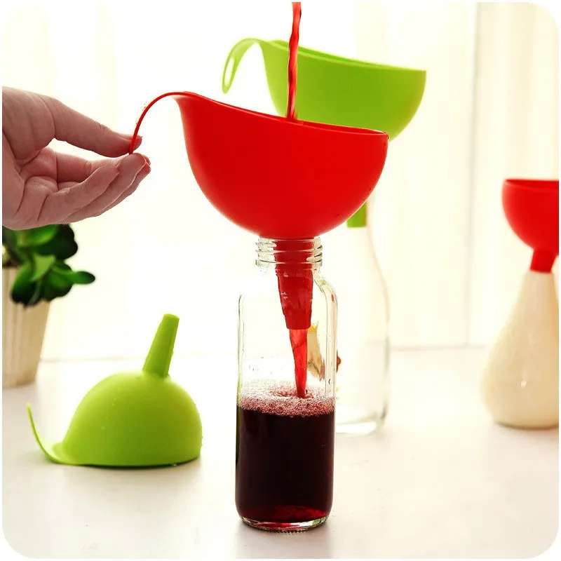 Plastic-Small-Funnel-Kitchen-Beverage-Oil-Funnels-Creative-Home-Furnishing-Household-Utility-Department-Of -Korean-KC1482 (7)