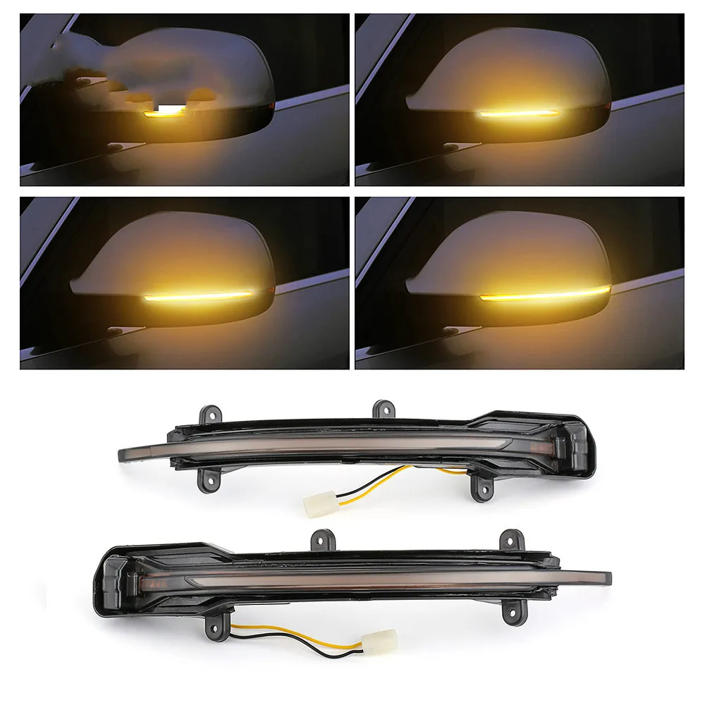 

LED Water Flowing Turn Signal Light Rear View Dynamic Sequential MIRROR Turn Signal Light For Audi Q5 SQ5 Q7 SQ7 Car Styling