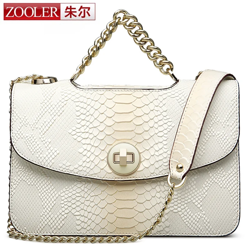 0 profit ZOOLER women leather bag shoulder messenger bags chains handle superior cowhide leather quality bag