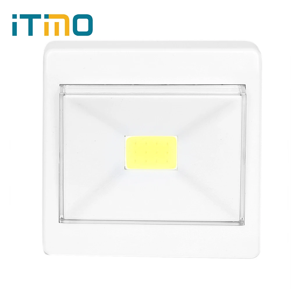 

ITimo Magnet Wall Light for Corridor Cabinets Closet Lamp LED Night Light Repair Work Light Switch Wireless Battery Lamp