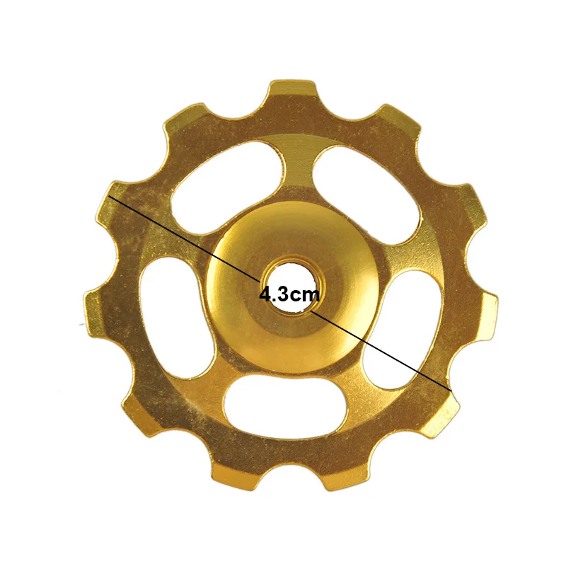 الطريق دراجة mtb الدراجة الجبلية derailleur الخلفي سبائك الألومنيوم 11 الأسنان دليل الأسطوانة تحمل بكرة المهمل جوكي عجلة أجزاء أداة