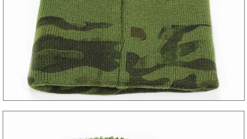 Новые зимние мужские вязаные шапки брендовые зимние теплые Gorros Touca камуфляжные уличные походные армейские воины мужские шапки тюрбан с черепом из хлопка