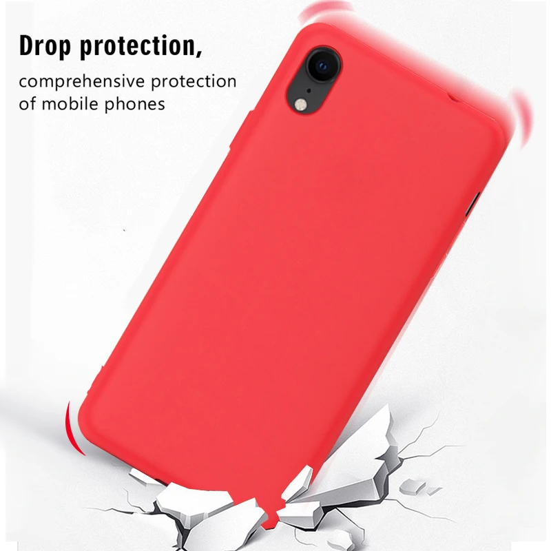 Чехлы с сердцем для iPhone 7 8 Plus X 6 6s XR XS Max 5 5S SE Мягкий силиконовый чехол S PLUS 10 цветной