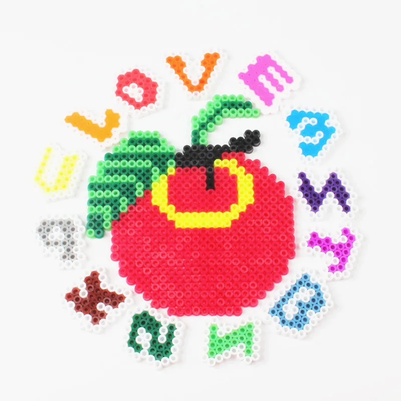 5 мм Хама бусины Обучающие 3D головоломки Perler бусины Pegboard головоломки игрушки Прозрачный шаблон формы для детей juguetes