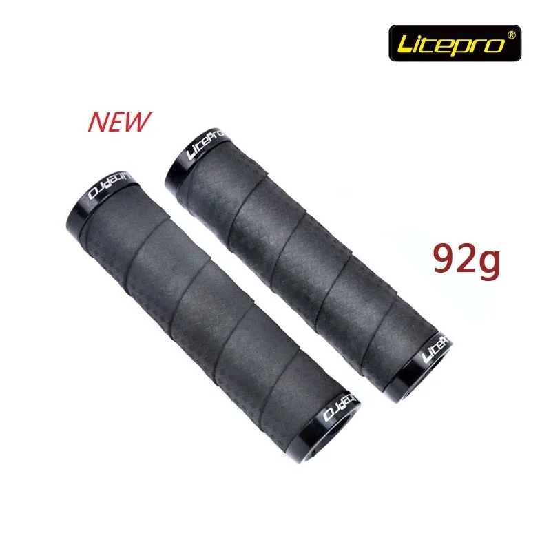 

Grips Litepro NEW 2.2mm 13cm Bicycle Handlebar Grip Bilateral locking ring MTB Mountain Bike Road Bicycle Foding Bike Grips 92g