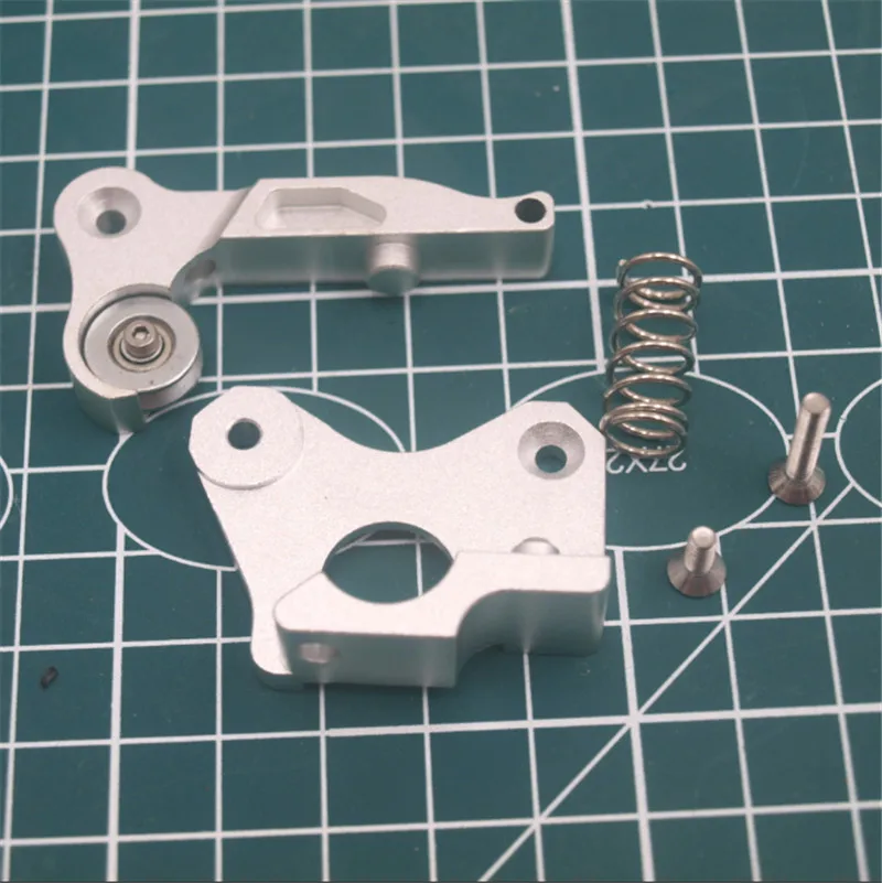 

1.75mm Silver anodized aluminum extruder CNC Machined Lever and Extruder Plate for Wanhao i3 (Full Kit)