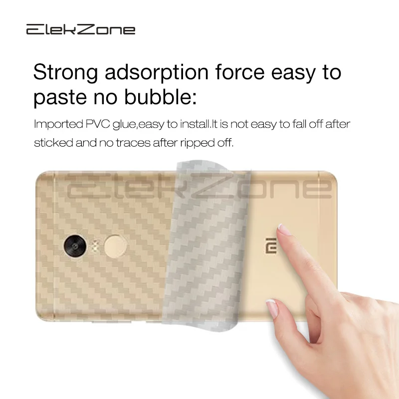 Carbon Fiber 3D For Xiaomi Redmi Note 3 4 4X 5 Pro Screen Protector For Xiaomi Redmi Note5 Pro 3 4 4X Back Cover Film 3Pcslot (1)