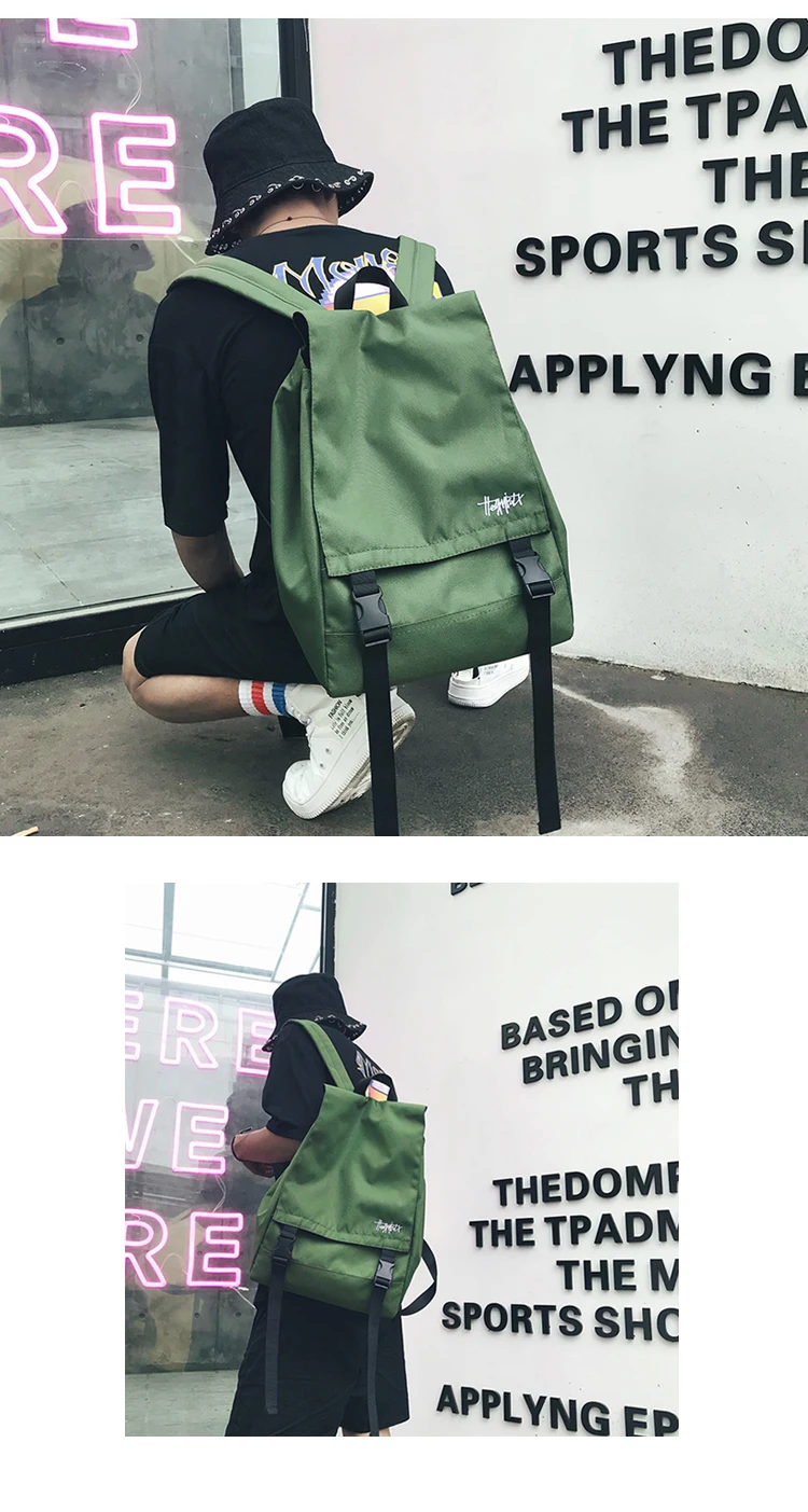 Harujuku досуг рюкзак холст большой ёмкость сумка High School сумка для школы опрятный backapck для обувь девочек мальчиков сумки