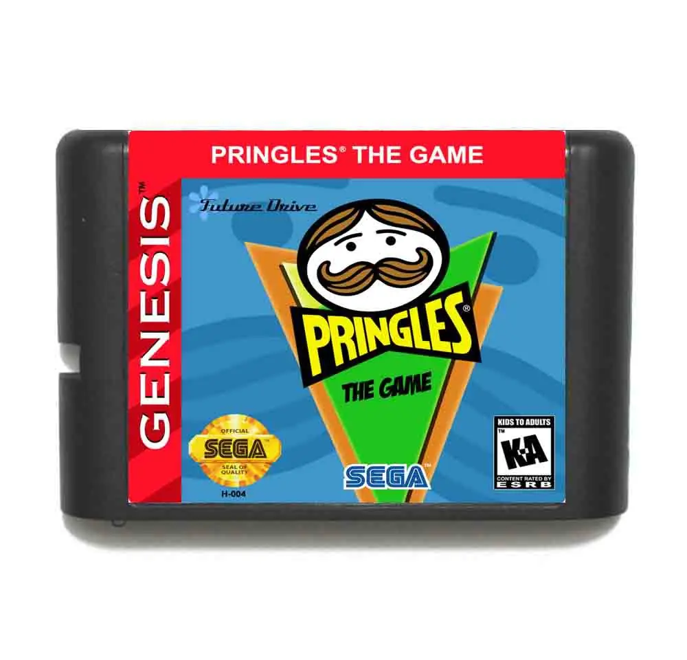 Pringles 16 бит MD игровая карта с розничной коробкой для sega Megadrive/Genesis