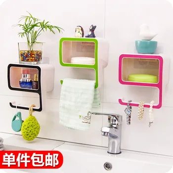 

Creative digital 9word plastic soap box Storage box Soap box luggage carrier Magic no mark