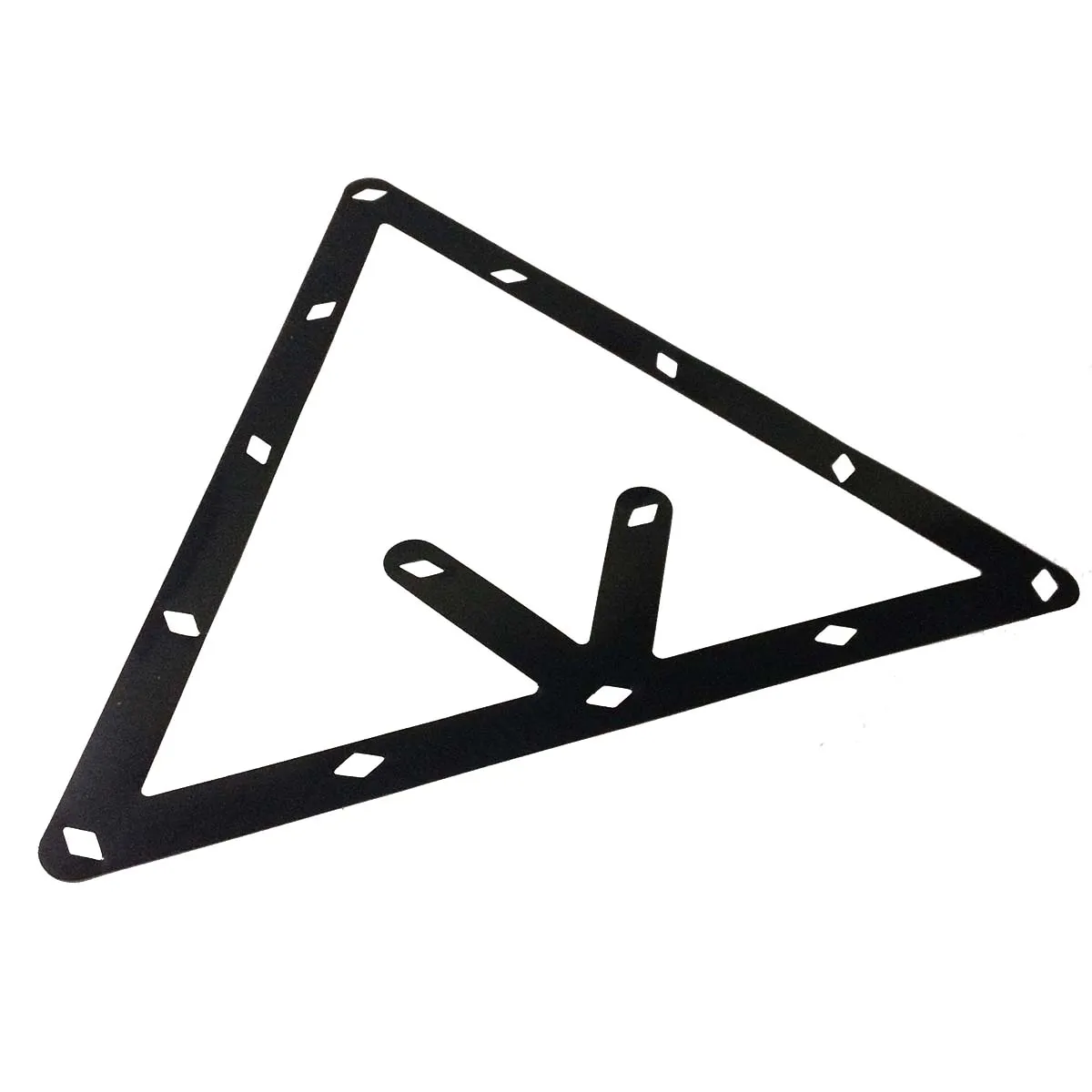 New 6Pcs/Set Billiard Magic Rack Black Triangular Ball Holder Positioning Billiard Table Pool Cue Accessory High Quality