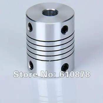 

20pcs/lot, high quality Aluminium Flexible CNC Stepper Motor Coupler,lenght:25mm,outer diameter:18mm,Inner Diameter: 6.35*6.35mm