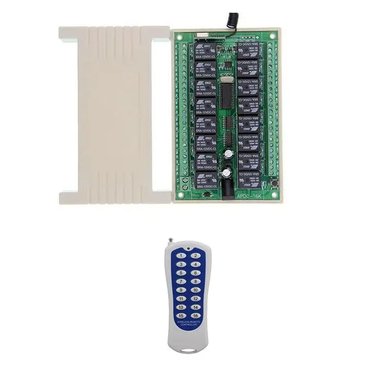 

1000M Long Range DC12V OR 24V 16CH Radio Controller RF Wireless Remote Control Switch System relay