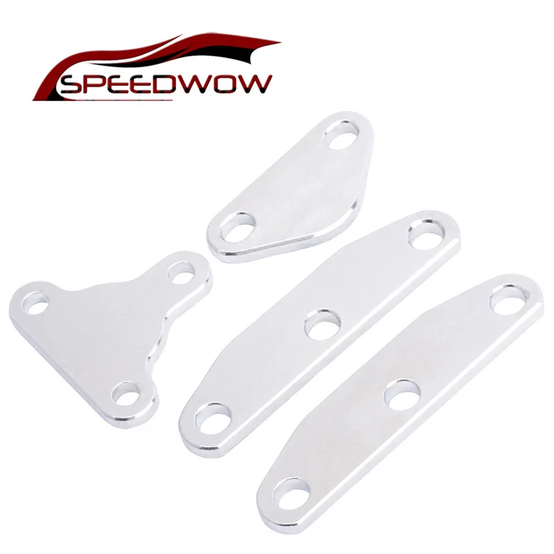 

SPEEDWOW 1Set Aluminum Auto Car EGR Exhaust Intake Block Off Plate Air Plug Kit For Toyota 20R/22R/22RE/22RE/22RET Engine