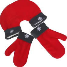 

Women Winter Glove Sweetheart Lovers Snowflake Gloves Men Thickening Warm Polar Fleece Glove Mittens Christmas Gift WL0022