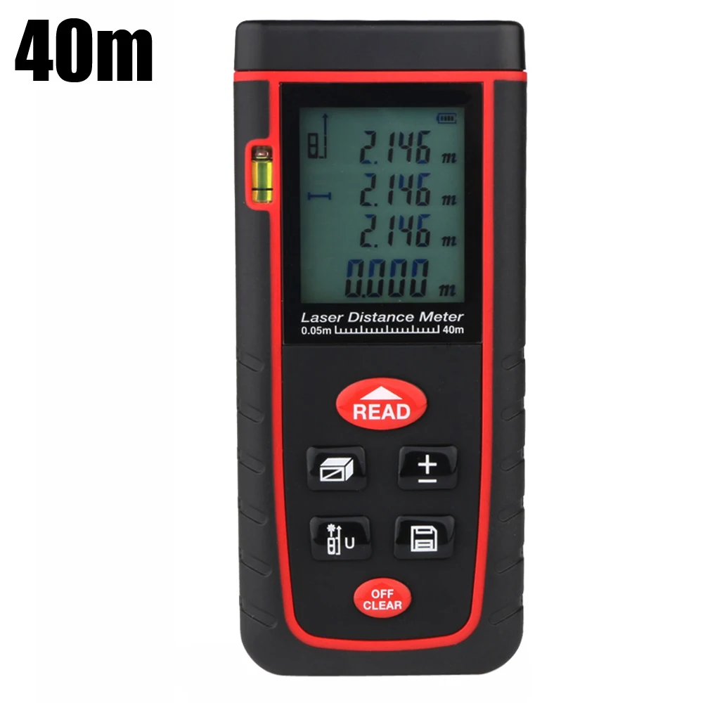 

Digital Handheld Laser Distance Meter 40M Mini Laser Rangefinder Laser Tape Range Finder Diastimeter Measure Tester Test Tools