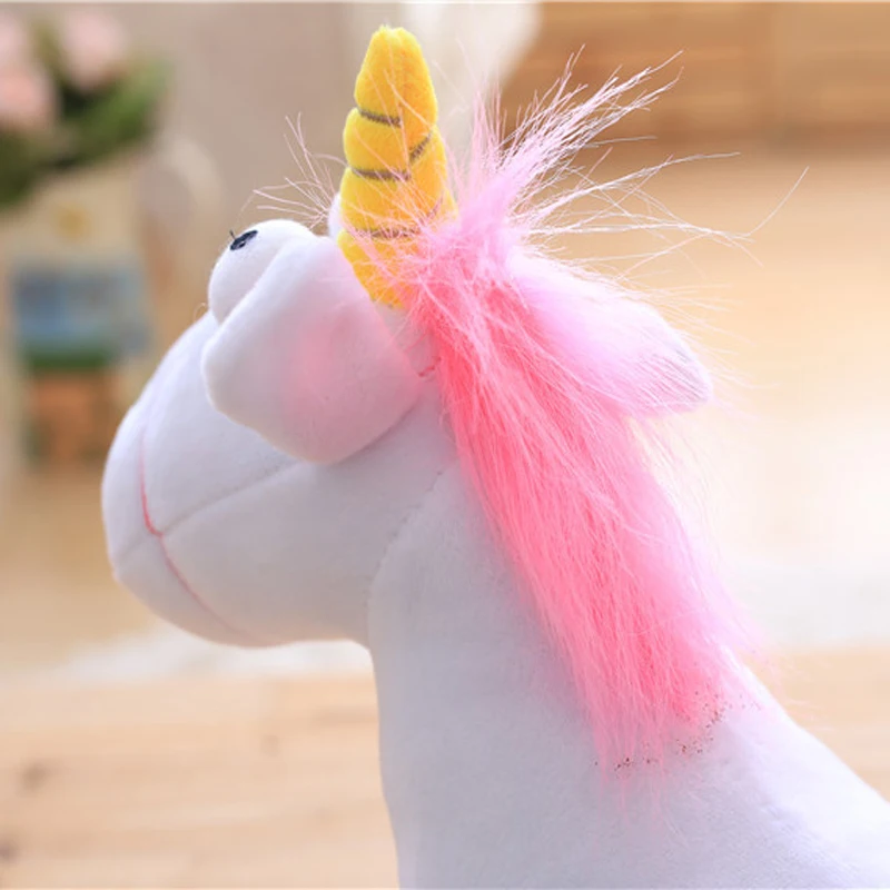 

Despicable Me Mini ons Unicorn Plush Toys White Horse Stuffed Soft Dolls Stuffed Animals Doll Figure For Kids gifts unicornio