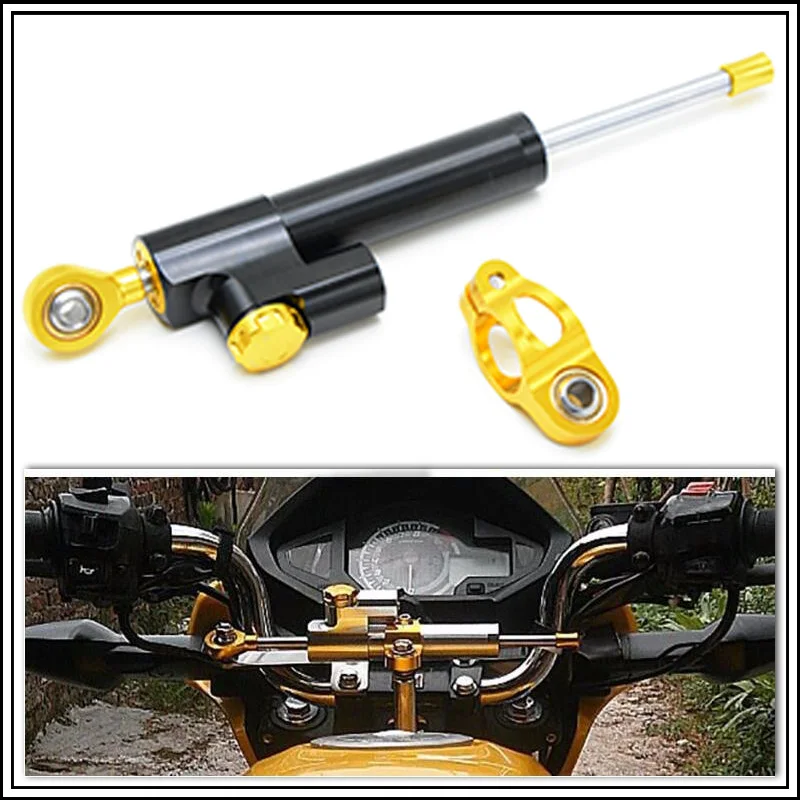 

MT07 MT09 FZ MT 09 moto CNC Damper Steering Stabilizer Linear Reversed Safety Control for CBR900 CBR 900 CBR954 CBR 954 02-03