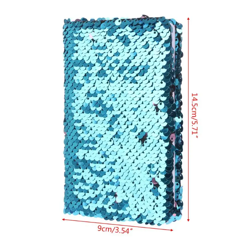 Креативный блокнот с блестками, блестящий дневник, заметки, канцелярские принадлежности, канцелярские принадлежности, 78 листов