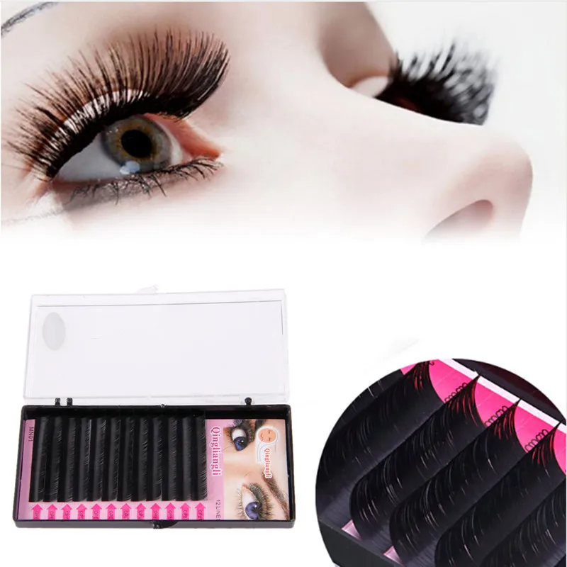 

7 Style Faux mink individual eyelash lashes maquiagem cilios for professionals soft mink eyelash extension make up tools beauty