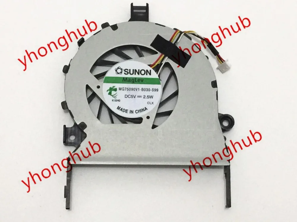 SUNON MG75090V1 B030 S99 DC 5V 2 5 W 4 проводной Сервер вентилятор охлаждения ноутбука|server fan|dc 5v