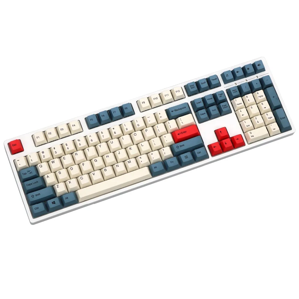 108 клавиш сублимированный pbt брелок для механической клавиатуры Cherry filco Ducky keycap Вишневый профиль продаются только брелки